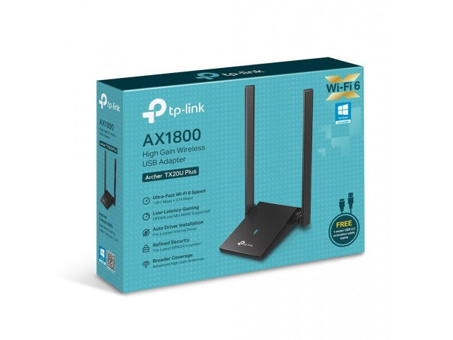 Adaptador Inalámbrico USB Archer TX20U Plus AX1800 TP-LINK