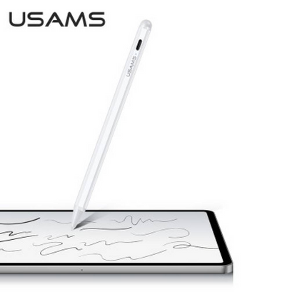 Lápiz capacitivo activo recargable Símil Apple Pen Blanco USAMS