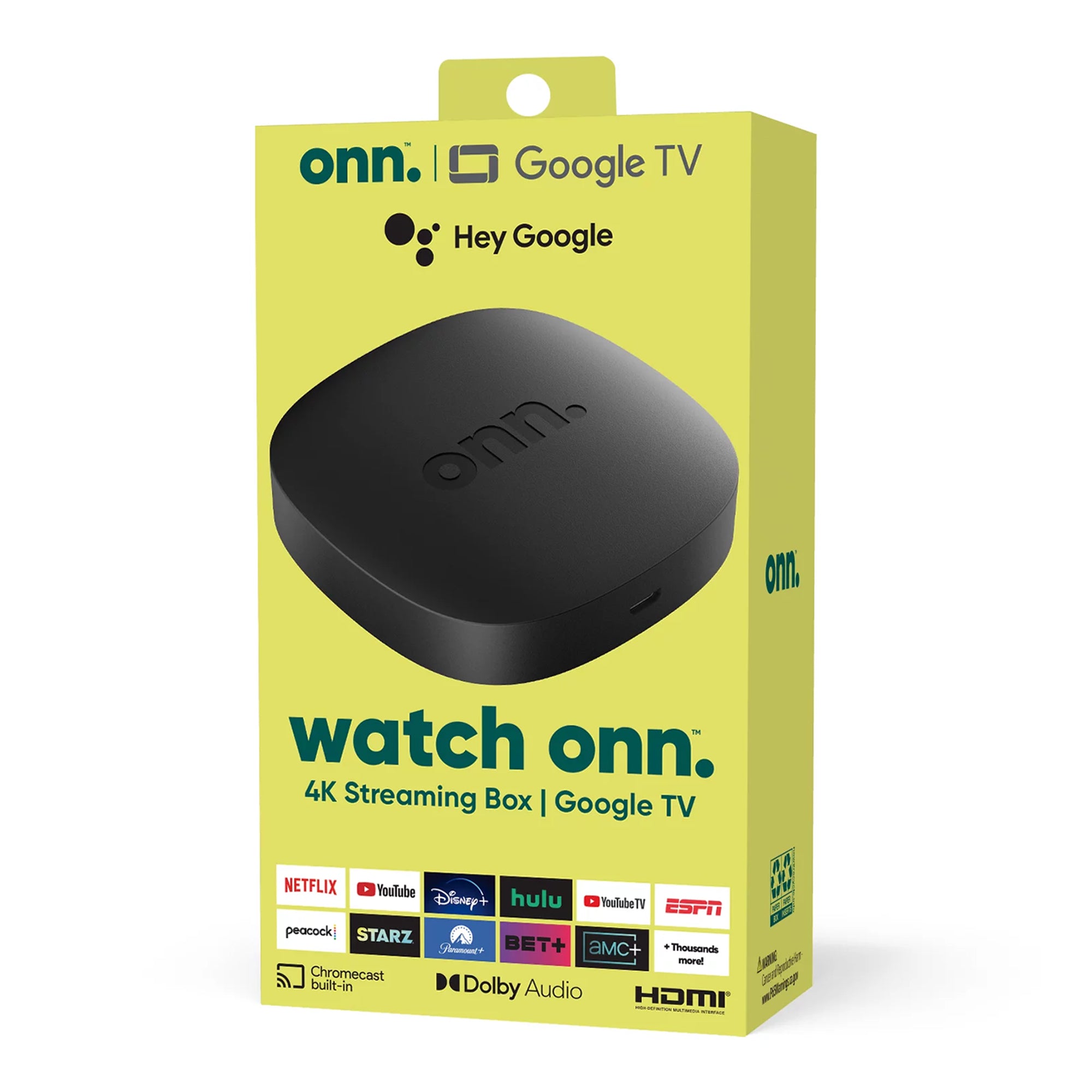 Onn Streaming Box 4k Wifi