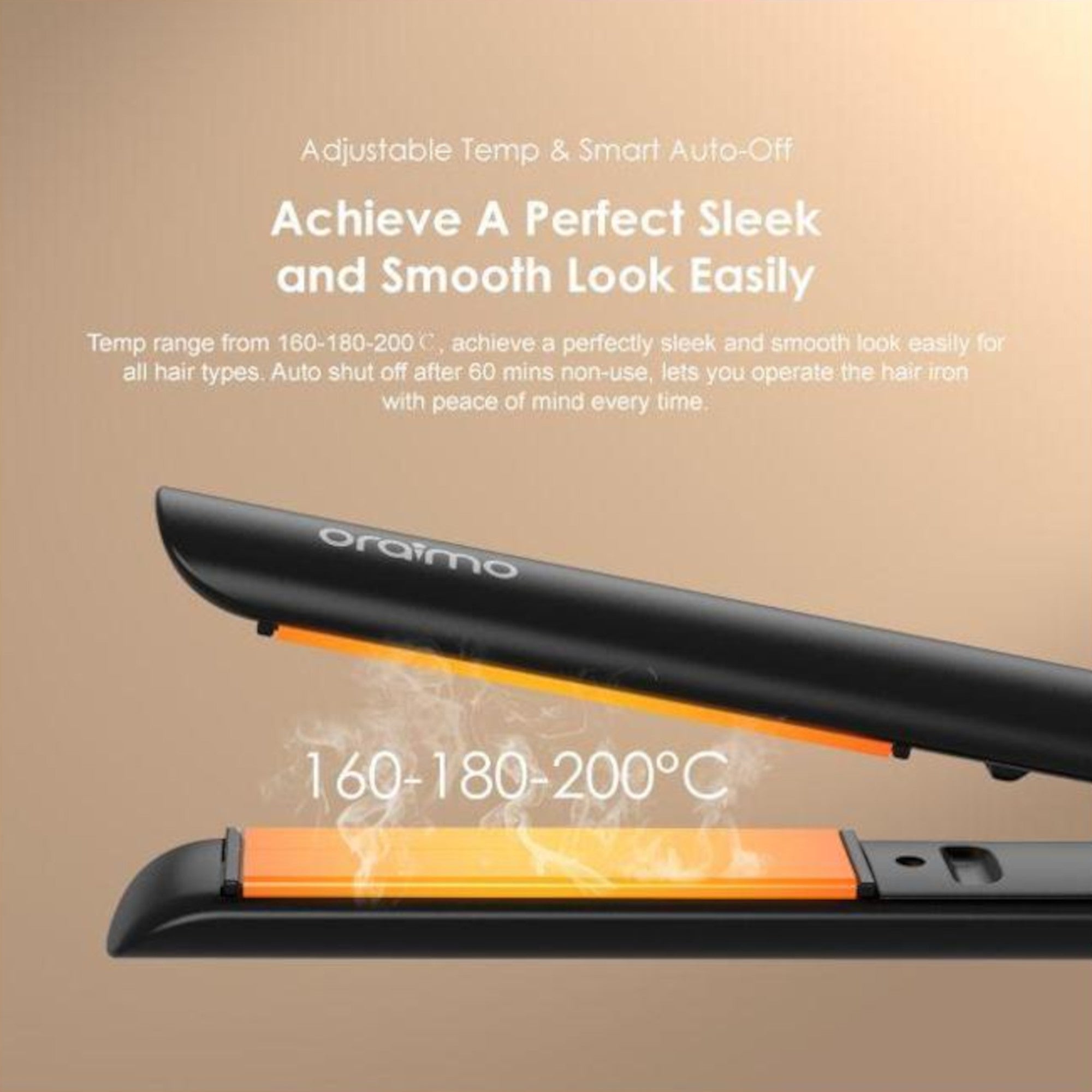 Planchita Para Pelo 2 en 1 Oraimo Smart Straightener 200°