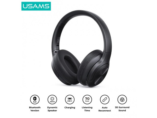 Auriculares Bluetooth YH Series Negro USAMS