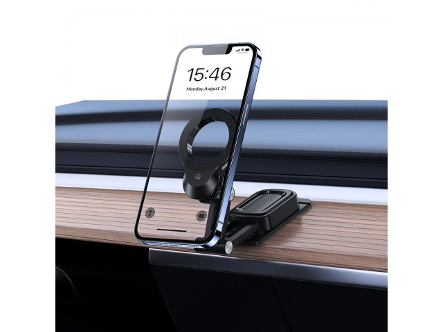 Soporte Vehicular Magnético Para Consola Central Negro
