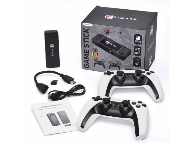 Consola Game Stick para TV 4K 64GB +30000 Juegos X-Lizzard