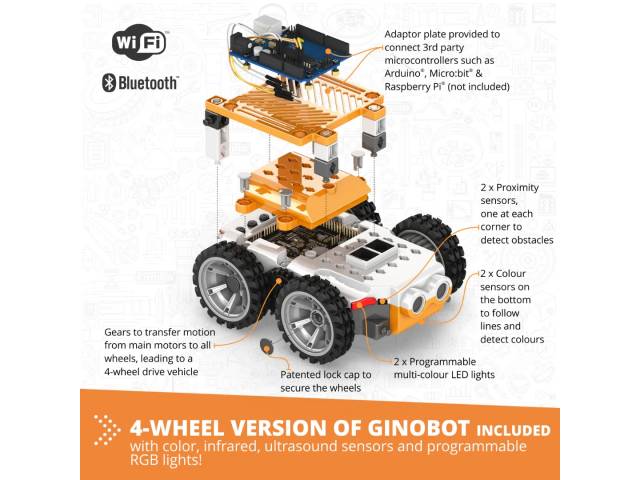 Coding Lab Ginobot Programable con App ROB10
