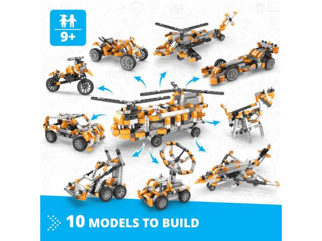 Inventor Motorized Helicóptero +10 modelos IN70