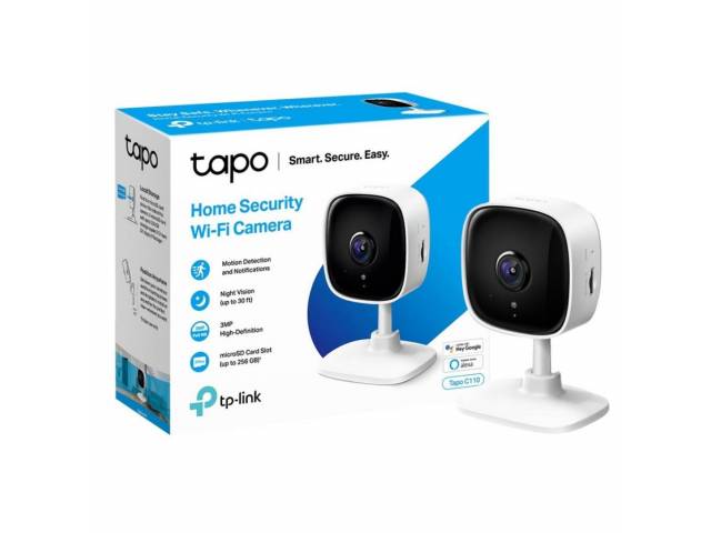 Cámara Wi-Fi TAPO C110 2K Inalámbrica Visión Nocturna TP-LINK
