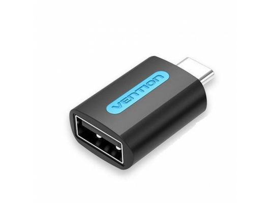 Adaptador USB-C a USB OTG 3.0 Macho/Hembra / Negro