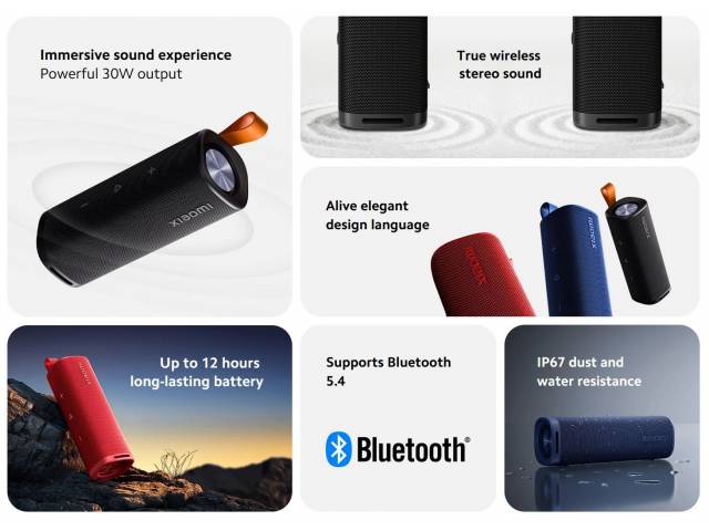Parlante Sound Outdoor Azul Xiaomi