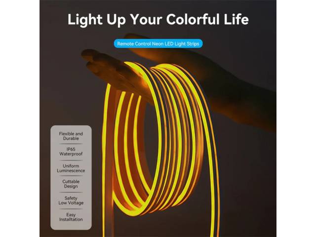 Tira de Luces LED Neon Silicona 5M